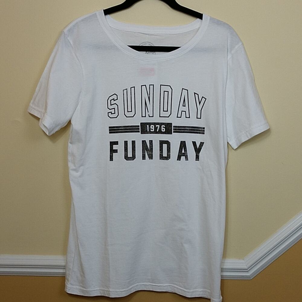 "Sunday Funday" Project Karma Short Sleeve T-shirt size Medium
